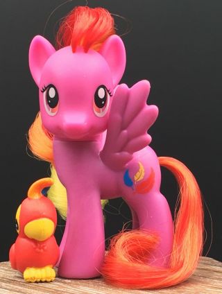 My Little Pony Fim Mlp G4 3 " Brushable Feathermay W/friend