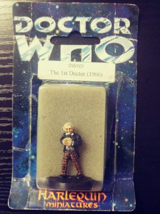 Vintage Harlequin Miniature - Dr Who - The First Doctor Dw101 (1966) Rare Htf