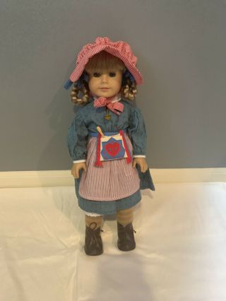 Retired American Girl Doll Kirsten In With Boxes