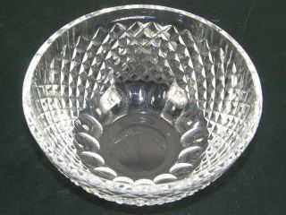 Vintage Waterford Crystal 8 " Salad Serving Bowl Cara Pattern