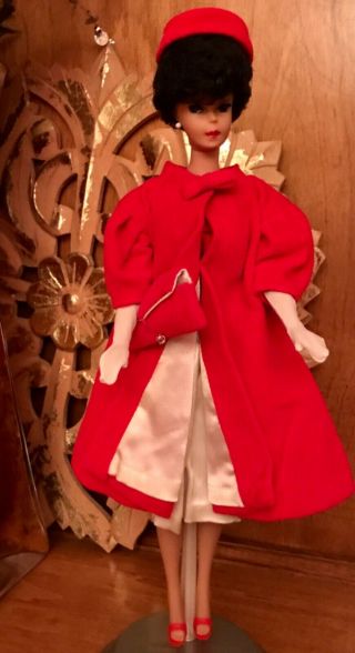 Vintage Barbie: 2 Barbie Brunette In Red Flare “ Complete” 1960s 939