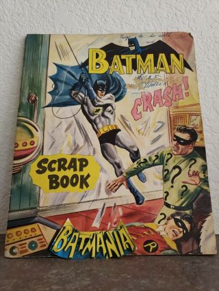 Batman Vintage 1966 Riddler Scrapbook Rare