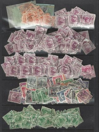 Malayan Area 100s Of Stamps,  Postmarks Etc,  Treasure Trove (f3)