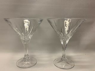 Martini Glass Ingrid By Godinger Cut Crystal Cocktail Glass 6 5/8” Also Shannon