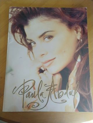 Paula Abdul Under My Spell Concert Tour Book Program 1992