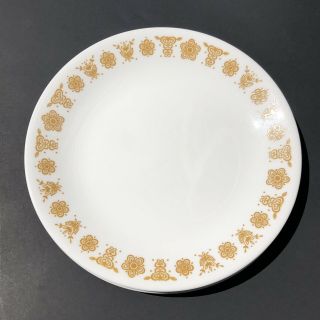 Vintage Corelle Butterfly Gold 8.  5” Plate Salad Plates X (4) Set