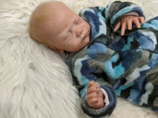 Jayden Asleep By Natalie Scholl Newborn Reborn Baby Boy Or Girl Le