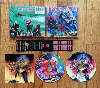 Iron Maiden Number Of The Beast 1995 Limited Edition Bonus 2 Cd Set Castle 104 - 2