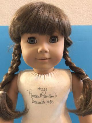 1986 Molly 266 Signed Pleasant Rowland American Girl Doll Co Really Rare
