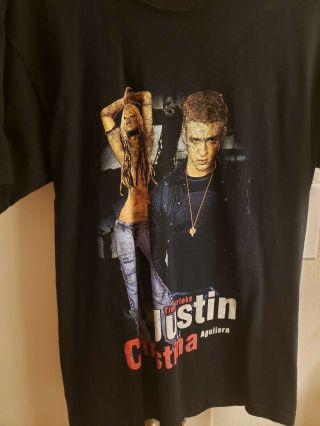 Vintage Concert T Shirts Medium Unisex.  Justin Timberlake And Christina Aguilera