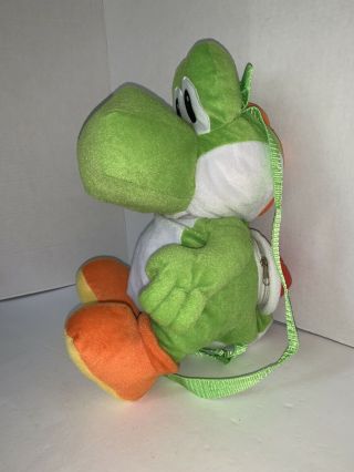 Yoshi Plush Backpack Mario Green Dinosaur Licensed Nintendo 18 " (inches)