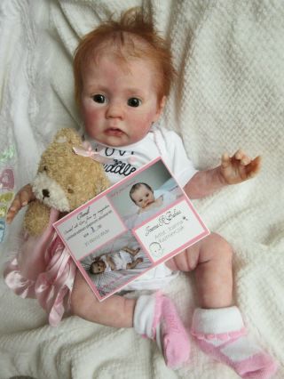 Gorgeous Partial Ecoflex Silicone Baby Girl Doll - Chanel By Joanna Kazmierczak