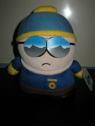 The South Park Gang Officer Cartman Plush Toy Doll Figure By Fun 4 All Wt