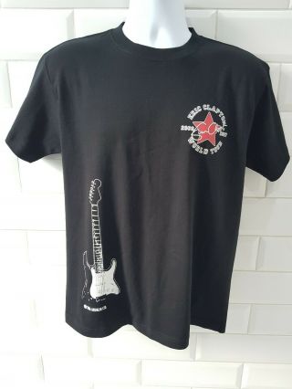 Mens Eric Clapton Cream 2006 2007 Vintage World Tour Guitar T - Shirt Medium