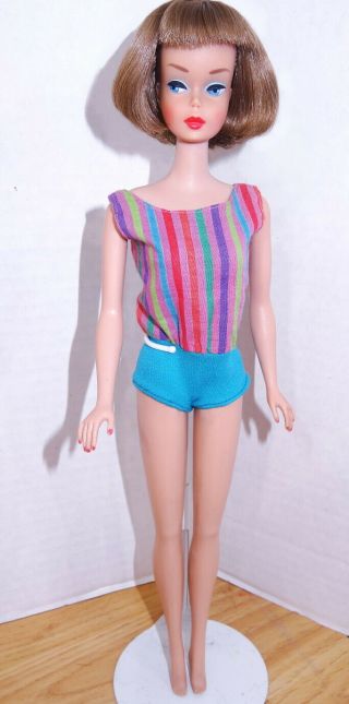 Spectacular Vintage Long Hair High Color Nutmeg American Girl Barbie Doll 3