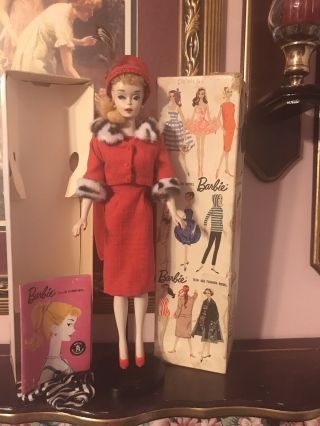 Vintage 3 Blonde Ponytail Barbie With R Box,  Accessories Gorgeous