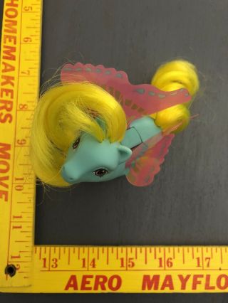 Vintage My Little Pony Baby Buzzer Summer Wings Butterfly Bee 1988 G1 Hasbro