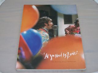 The Beatles All You Need Is Love [a Dress Rehearsal] Book.  Printed In Uk.