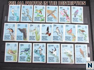 Noblespirit Th2) Popular Virgin Islands No.  490 - 508 Mnh Birds =$60 Cv