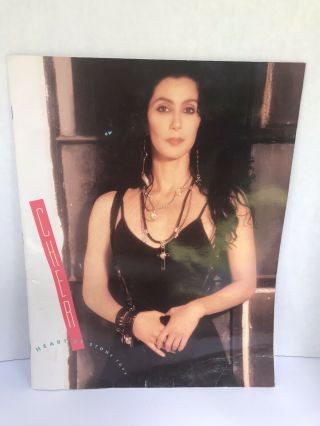 Cher Heart Of Stone Tour 1989 Book With Pictures
