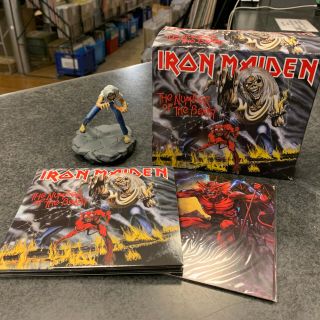 Iron Maiden ‎– The Number Of The Beast Box Set: Cd,  Eddie Figurine & Patch 2018