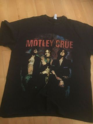 Rare And Collectable Vintage Motley Crue Xl Tour T - Shirt From 2005 World Tour