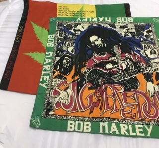 Bob Marley Vintage Scarfs Fabric Wall Flag Decoration Poster Retro Reggae Ska