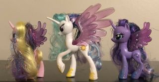 My Little Pony The Movie Princess Parade Celestia Luna Cadance Figures TOYS R US 2