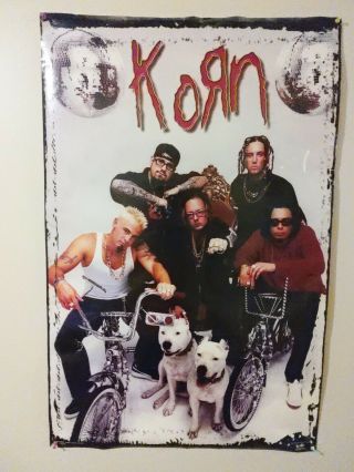 1998 Vintage Korn Poster - Funky Enterprises Inc - Licensed To Giant