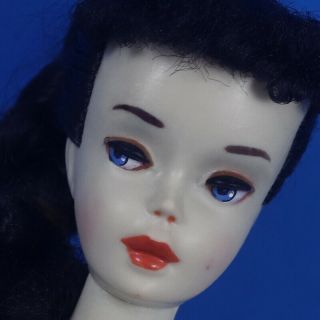$100 Vintage Mattel 3 Ponytail Barbie,  Brown Eyeshadow :)
