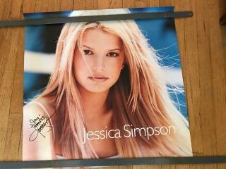 Jessica Simpson Promo Poster 24x24 Autographed