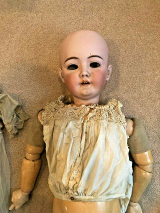 Antique Life Size Heinrich Handwerck 40” German Doll for Restoration Head 9 2