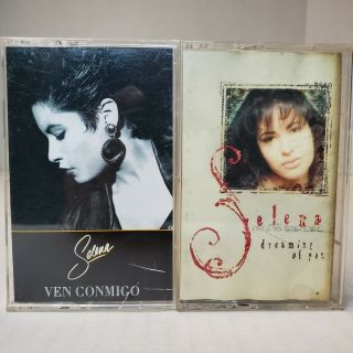 Selena Quintanilla Ven Conmigo & Dreaming Of You Cassette Tapes Tejano Cumbia