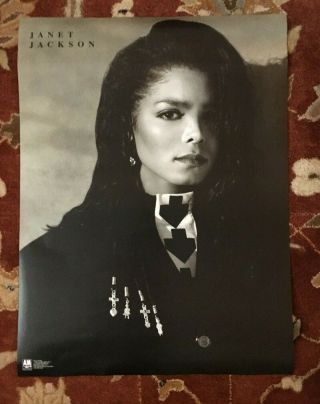 Janet Jackson Rhythm Nation Rare Promotional Poster
