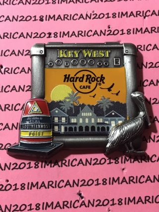 Hard Rock Cafe Key West 3d Cityscape Amp Pin With Card