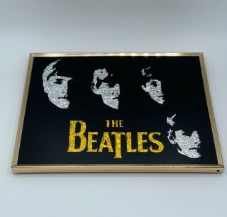 The Beatles Carnival Foil Mirror Rock Pop Paul Mccartney Ringo Starr John Lennon