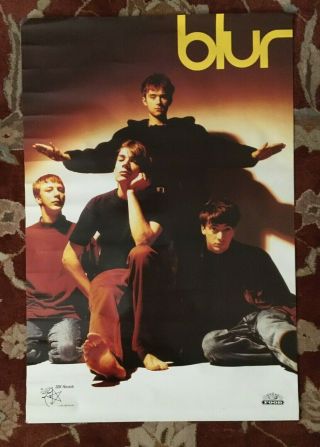 Blur On Sbk Records Rare Promotional Poster From 1991