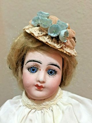 Antique French Fashion Doll 12 " Marked " Paris "