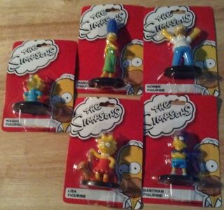 The Simpsons 2014 Complete Set Of Eight Action Figures By Monogram