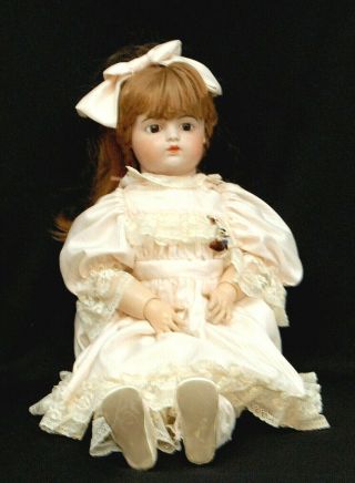 30 " Rare F.  G.  Francois Gaultier Mannequin Bisque Head Doll F.  G.  Scroll Mark