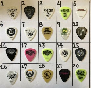 Green Day Billie Joe Mike Dirnt Dookie Tour Guitar Pick 5 One Pick Only