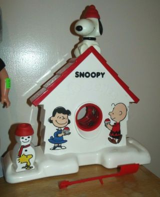 Vintage Snoopy Sno Cones Machine Snow Cone Maker Shaved Ice Machine Peanuts