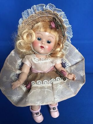 Gorgeous Transitional Tricolor Vintage Vogue 1952 Strung Ginny Beryl Doll