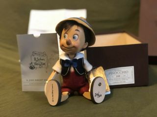 Authentic R.  John Wright Wooden Pinocchio Doll 2