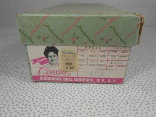Vintage Madame Alexander CISSETTE 800 from 1960 in the Box 2