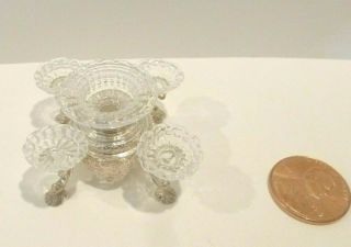 PETE AQUISTO EXQUISITE MINIATURE STERLING SILVER LIMITED EDITION EPERGNE 3