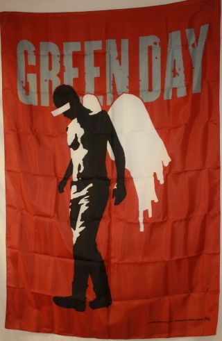 Vintage Rare Green Day St Jimmy Cloth Textile Poster Flag Banner 30 " X 40 "