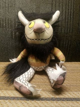Vintage “where The Wild Things Are” 14” Moishe Plush Doll 1980