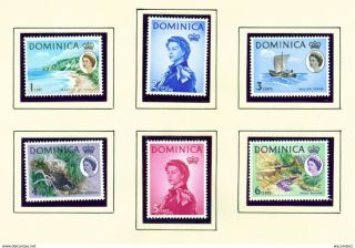 DOMINICA - 1963 - 65 Definitives Set UM (A3/192) 2
