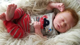 Reborn Baby Doll - Skya Asleep Kit By Bountiful Baby